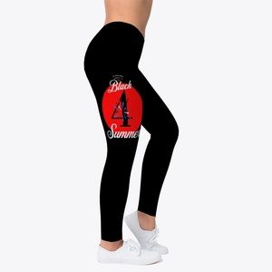 Black Summer July Black Leggings
